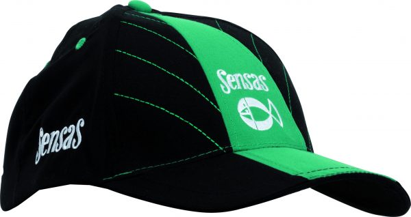 Microfibre Hat Black & Green