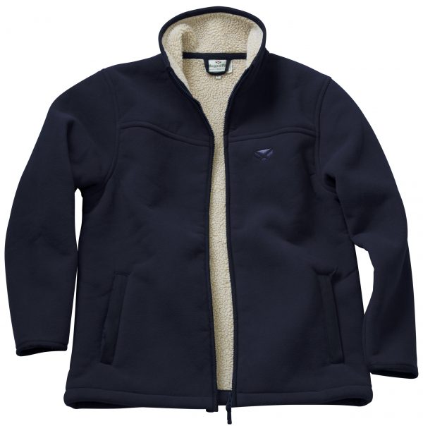 Clydesdale Heavy Fleece Jacket Navy Large