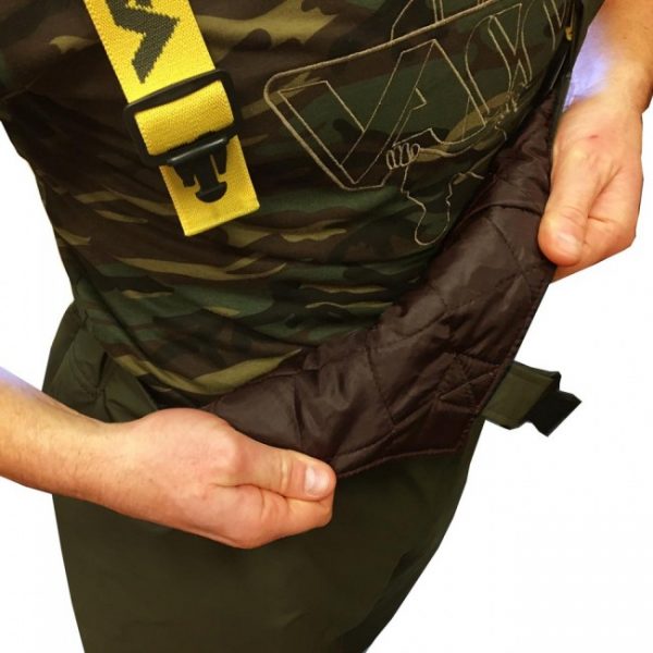 175W-13Kt Khaki Ed Team Vass Winter Bib&Brace W/Knee Xxlarge - Image 2