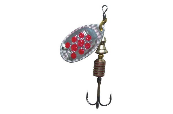 Abu Garcia Fast Attack  Silver/Red Dot 7G