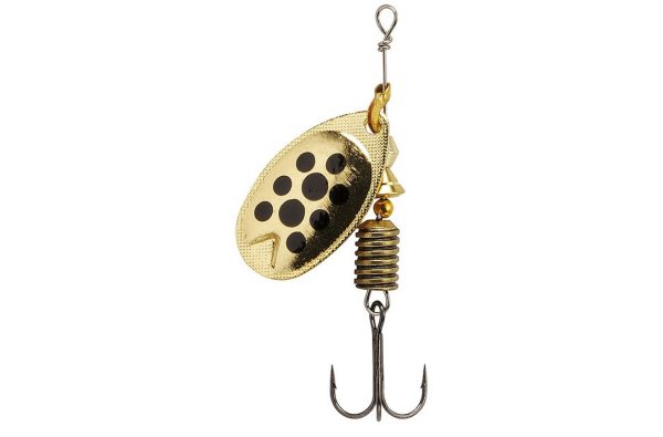 Abu Garcia Fast Attack  Gold/Black Dot 10G