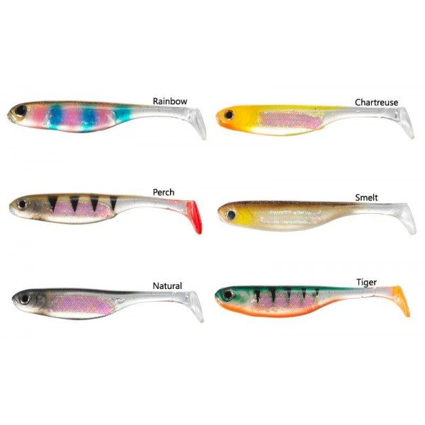 Gotam Shad 3" Chartreuse - 4 Pack