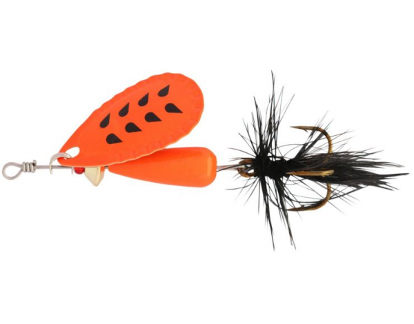 Abu Garcia Droppen - Fluoroorange  Fluoroorange Black Feather 12G