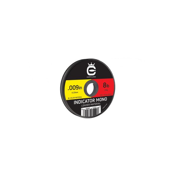 Cortland Indicator Mono Leader Material. 011 / 10.5 Lb