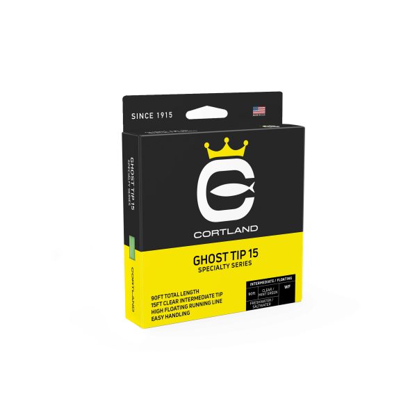 Cortland Fly Line Ghost Tip Green Wf7 Fi 15'