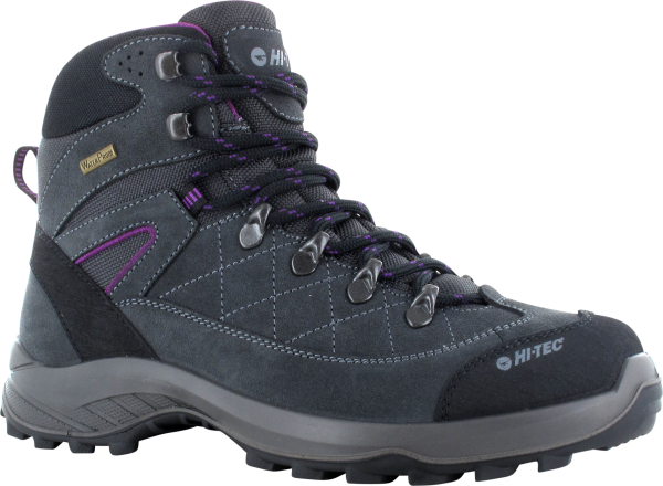 HI-TEC BERGAMO WP WOMENS dk grey/viola/anthra size 7