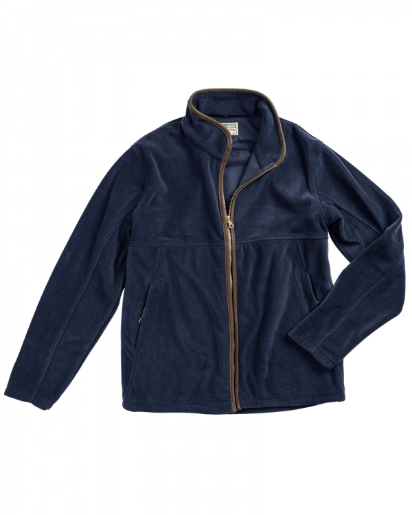 Hoggs of Fife Stenton Technical Fleece Jacket Midnight Navy