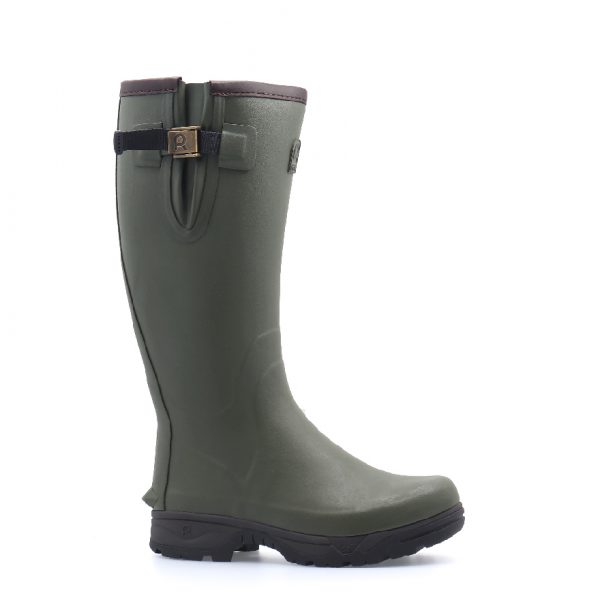 Rouchette Khaki Veneur Cotton Lined Boots
