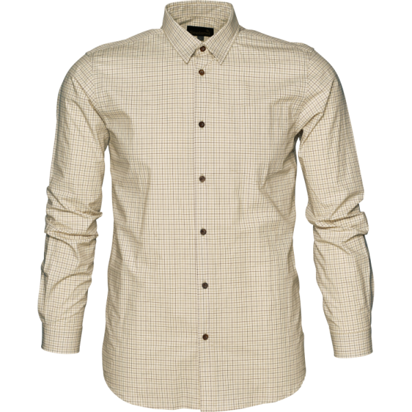 Colin L/S Shirt B/U Bitter Chocolate Check