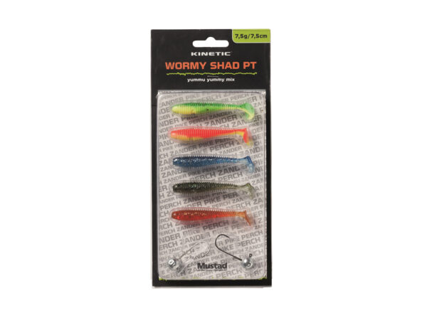 Kinetic Wormy Shad PT - Yummy Tummy Mix