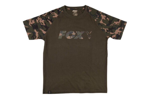 Fox Raglan Khaki Camo Sleeve