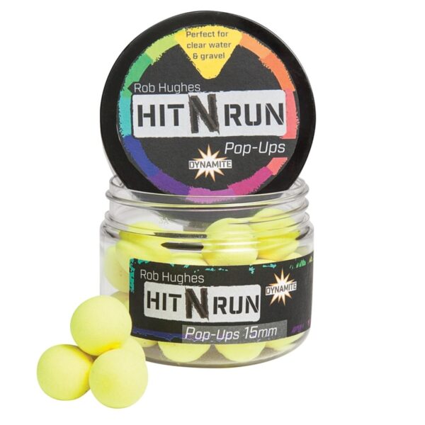 Dynamite Baits Hit N' Run  Pop-Up Yellow 15mm