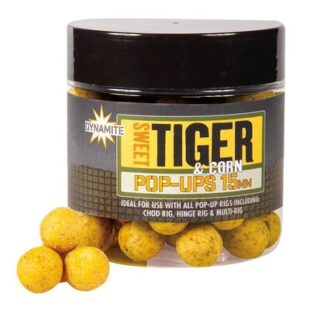 Dynamite Baits Sweet Tiger & Corn Pop-ups 15mm Pots