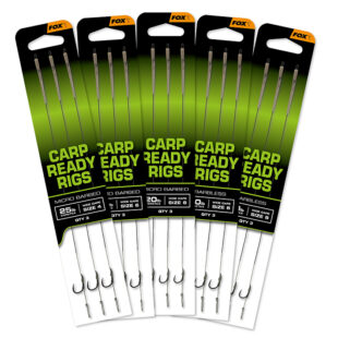 Fox Carp Ready Rigs X3 Wide Gape SZ 8 (20LB)