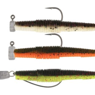 Westin Ned Worm Slim R 'N R 5.5cm 1g/2g/3.5g Dark Water Mix 3pcs