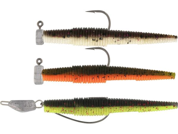 Westin Ned Worm Slim R 'N R 5.5cm 1g/2g/3.5g Dark Water Mix 3pcs