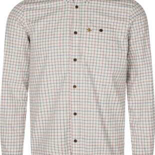 Seeland Oxford Shooting Shirt Grape Leaf/Terracotta Check