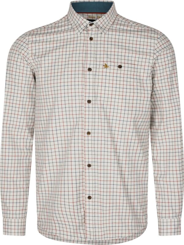 Seeland Oxford Shooting Shirt Grape Leaf/Terracotta Check