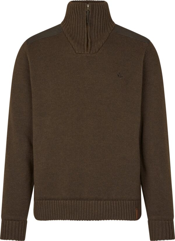 Seeland Haze Windbreaker Knit Dark Brown