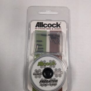 Allcock 49 Strand Wire 40Ib 18kg with Crimps