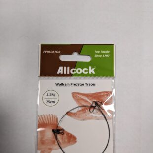 Allcock Wolfram Trace 2.5/5/10kg 25cm Bag of 2