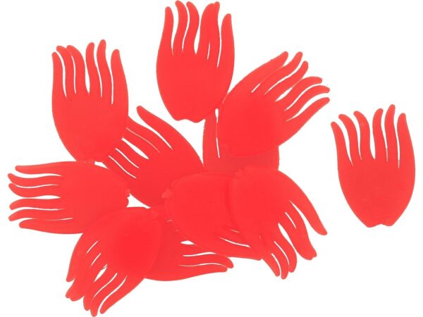 Westin Spotty Rig Fins UV Orange XL 16pcs
