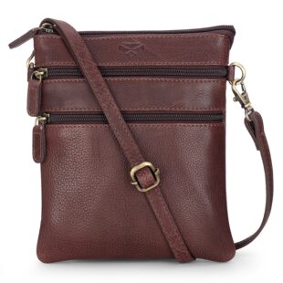 Hoggs of Fife Monarch Leather Travel Organiser Conker One Size